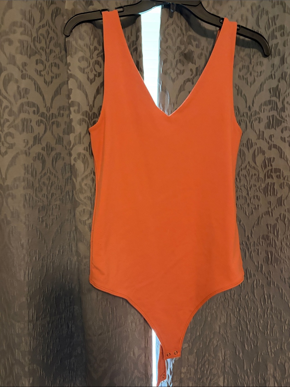 Abercrombie & Fitch burnt  Orange V-Neck Bodysuit
